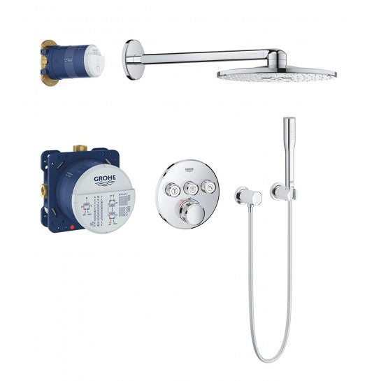 Bộ sen âm gắn tường Grohe Grohtherm SmartControl 34705000