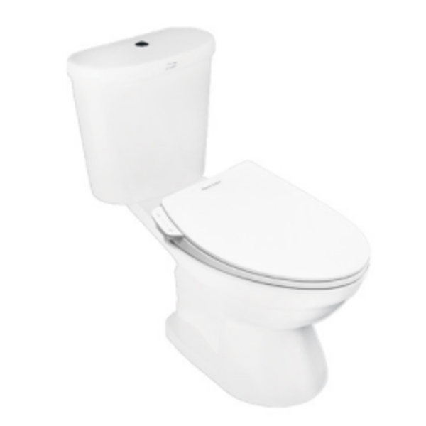 Bàn cầu hai khối+nắp rửa thông minh American Standard VF-2397SW